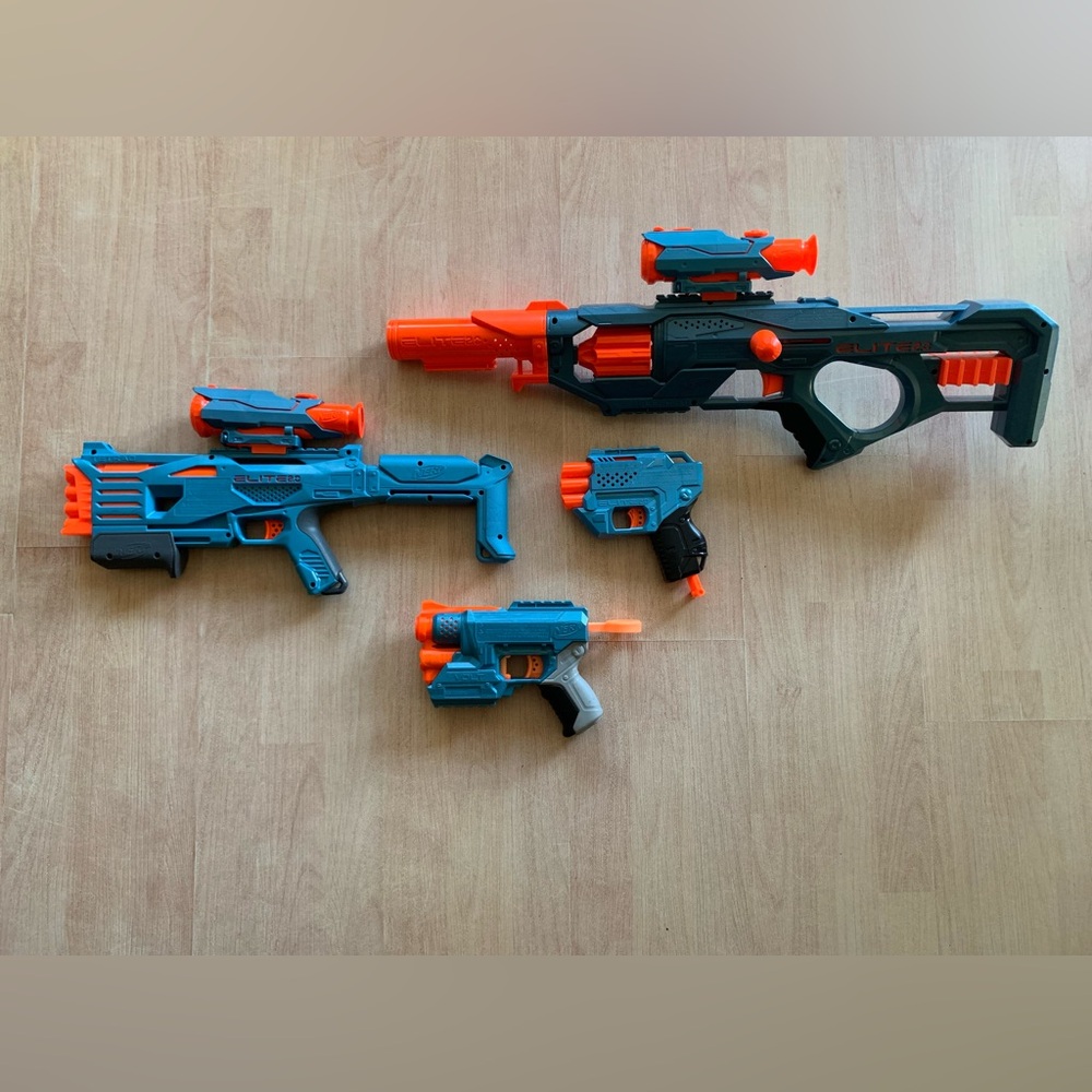 4 - Nerf Elite 2.0 Dart Guns